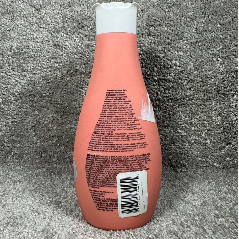 Living Proof Curl Conditioner‎ Pink Sulfate-Free for Waves Curls Coils 12oz